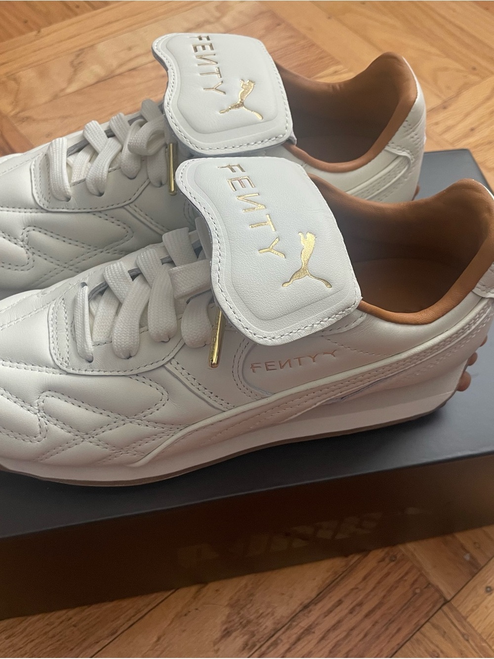Puma x Fenty Women’s Avanti VL Sneakers in Warm White - Picture 6 of 10